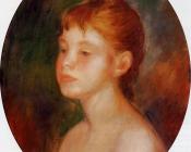 皮埃尔 奥古斯特 雷诺阿 : Study of a Young Girl, Mademoiselle Murer